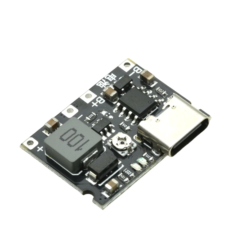 Typ-C 5V 2A 18650 Lithium-Batterie Lade-Entlade-Boost-Modul 3,7V zu 5V 9V 12V 28V Step-Up DC-DC-Wandlerplatine – Detail 7