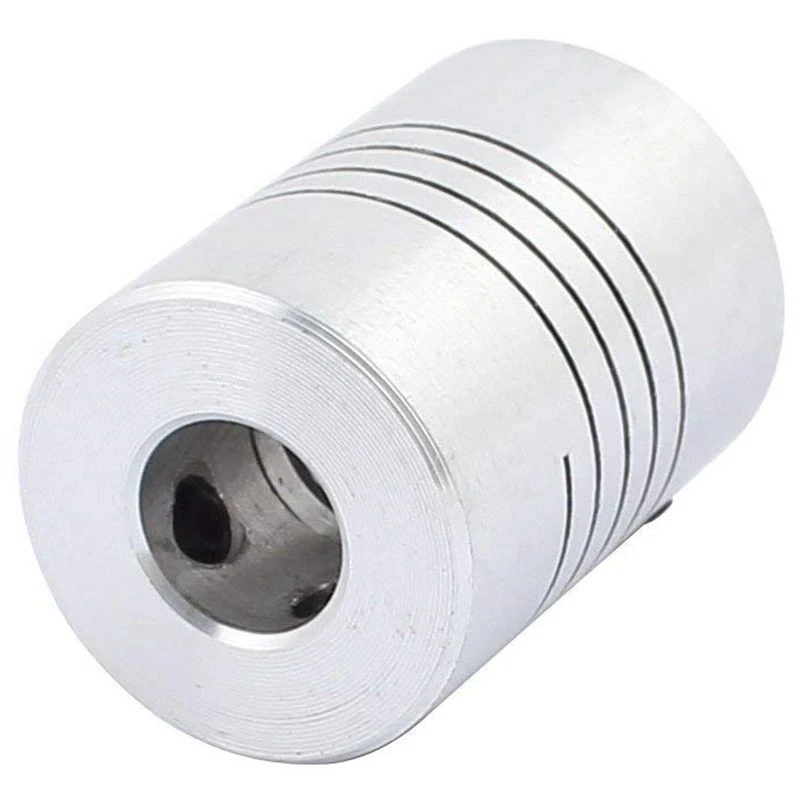 

2X 6Mm To 8Mm Shaft Coupling 25Mm Length 18Mm Diameter Stepper Motor Coupler Joint Connector For 3D Printer CNC Machine