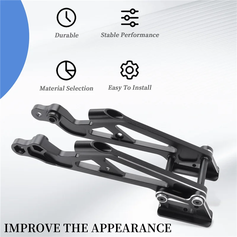 

Excellent-Metal Rear Wing Mount Set For Arrma 1/8 Kraton Typhon Notorious Outcast Talion RC Car Upgrade Parts