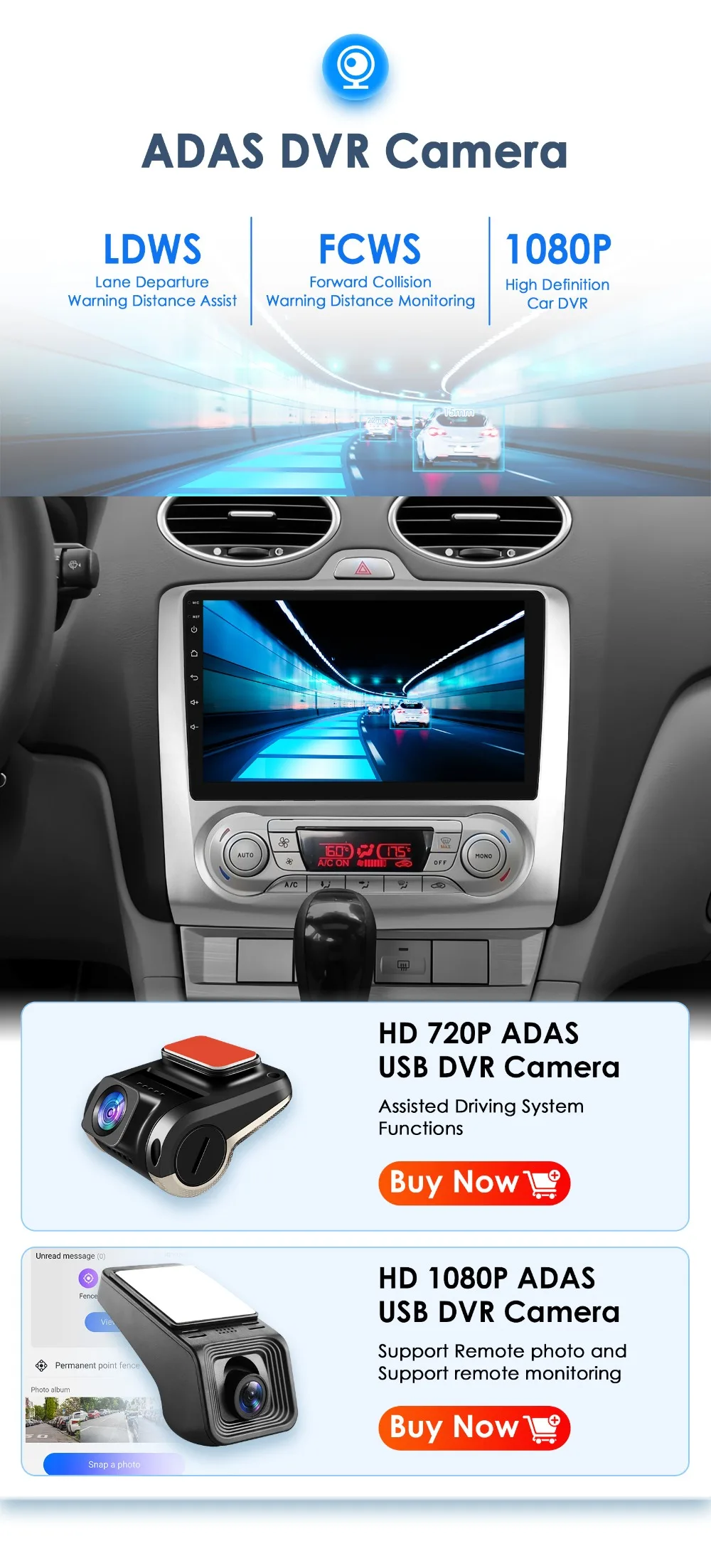 Autoradio Android per Ford Focus 2 3 2004 -2011 lettore Video multimediale Carplay Android Auto Stereo 8581 unità principale intelligente