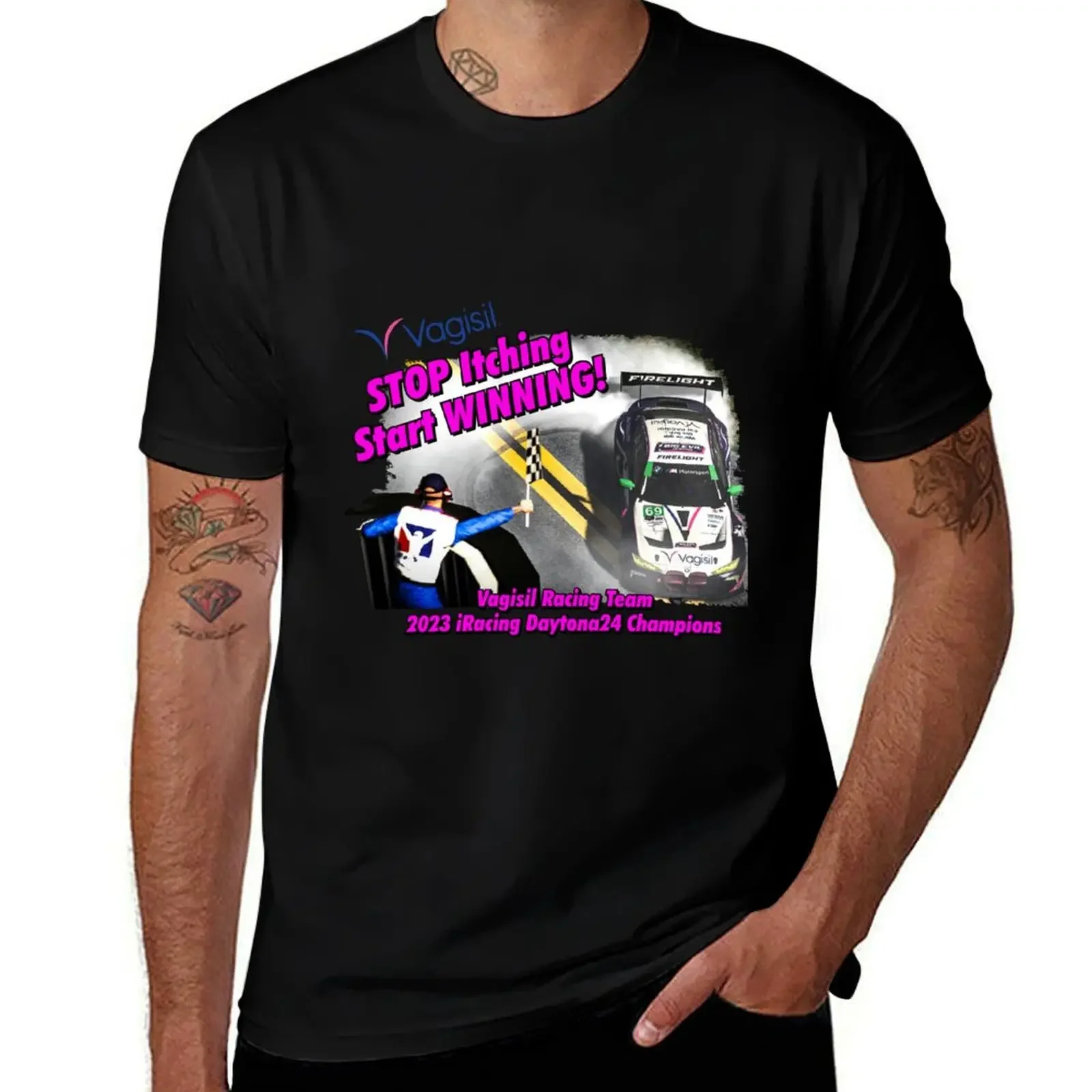 

VRT - Rolex24 Winners T-Shirt customizeds blue lock mens white t shirts