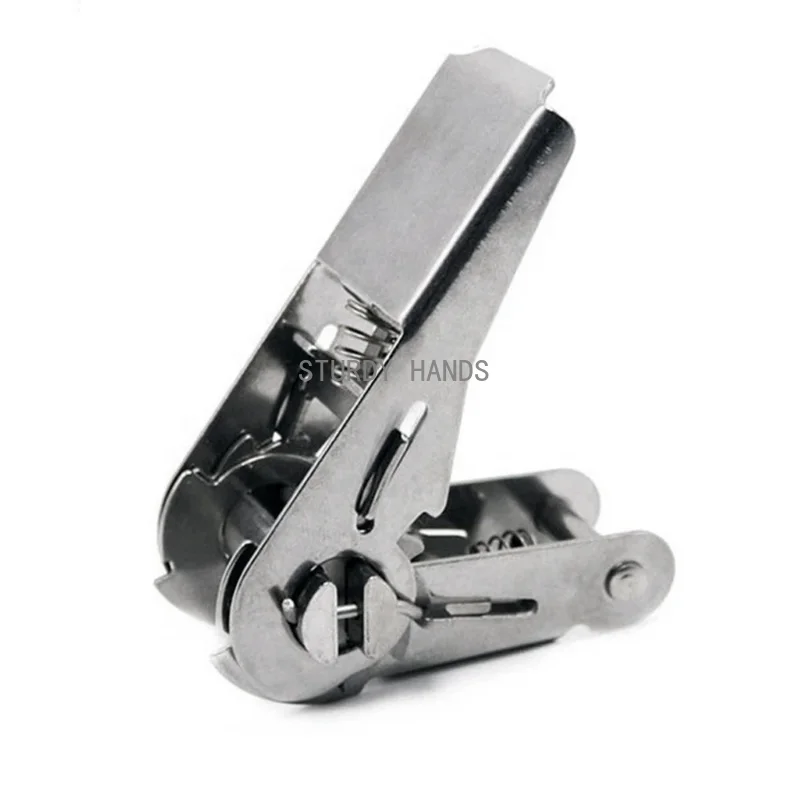 38X25mm stainless steel cargo rope pulley fastening rope tool car card vehicle vessel car parts tool parts 1PCS