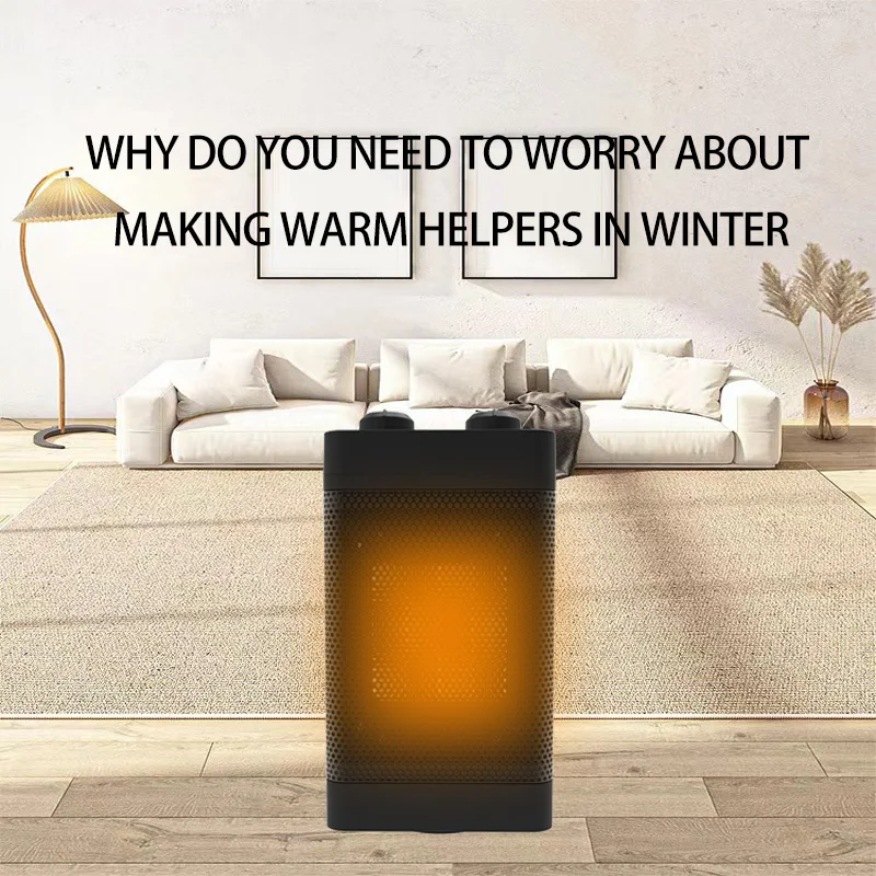 1500W PTC Electric Warm Air Blower Portable Heater Remote Control Electric Heater Low-Power Vertical Warmer Machine For Home