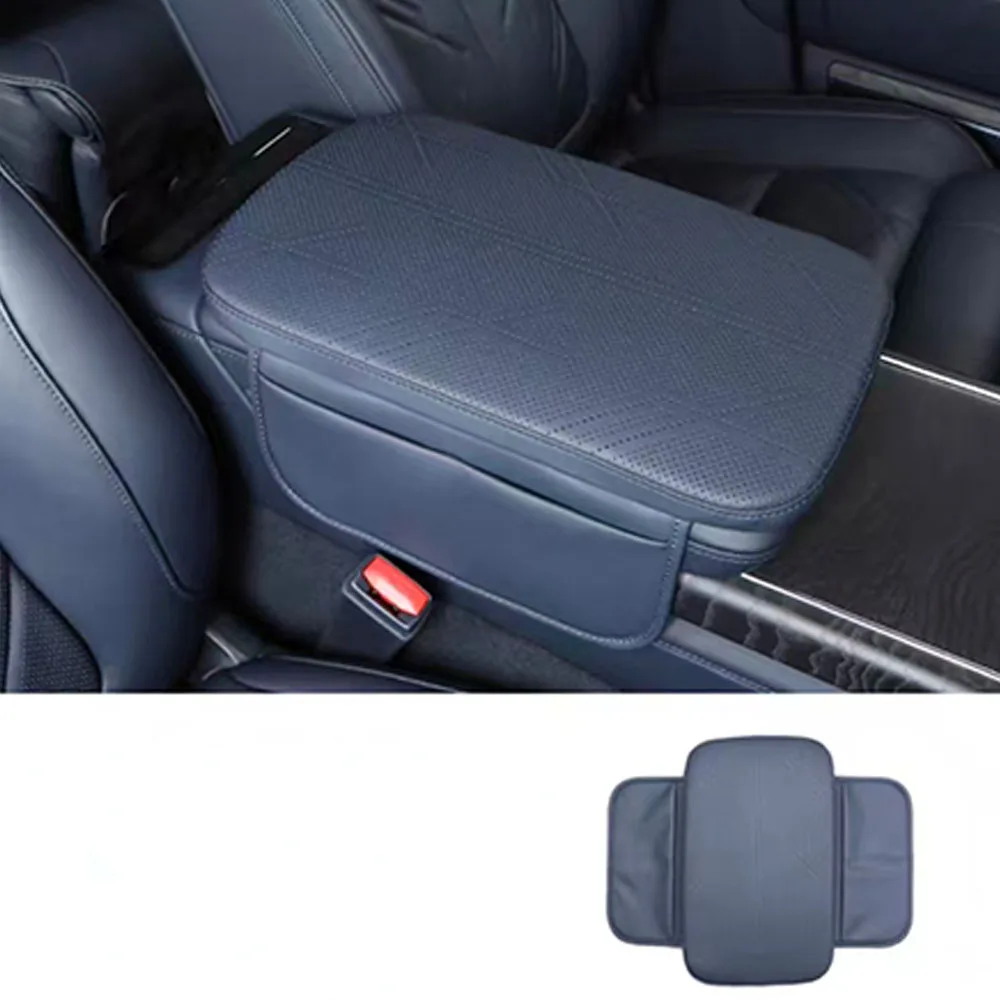 Fit For ZEEKR 9X 2025 2026 Central Control Armrest Box Cover Height Pad With Side Pockets Automotive Supplies