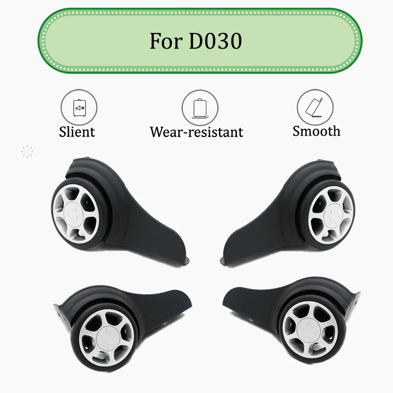 For D030 Luggage Replacement Parts Kit Fixed Wheel Assembly Straight Roller Assembly Front Steering Wheel Luggage Accessories