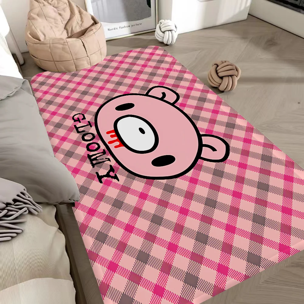 

Cute G-gloomy Bear Entrance Door Mat Nordic Style Bedroom Living Room Doormat Home Balcony Anti-Slip Modern Home Decor