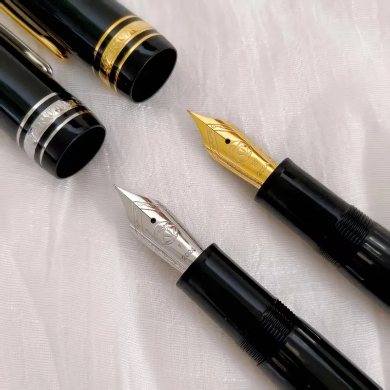 lemon-piston-ink-resin-material-fountain-pen-calligraphy-practice-office-polishing-blade-pen-tip-ef-f-038-05-calligraphy-pen