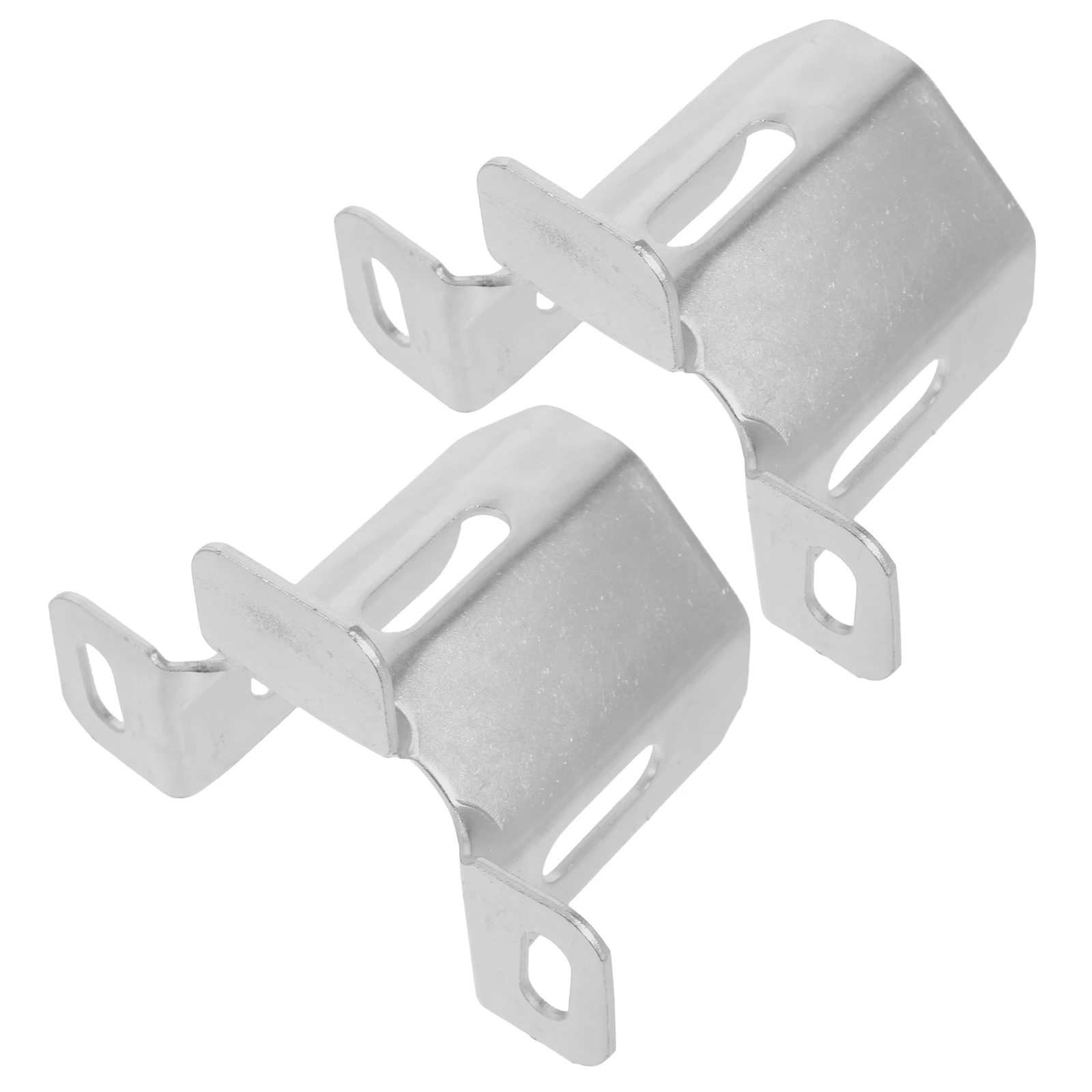 2 pçs acessórios do obturador de rolamento suportes de ferro ferragem cega kit reparo prata janela sombra suporte porta kits ao ar livre