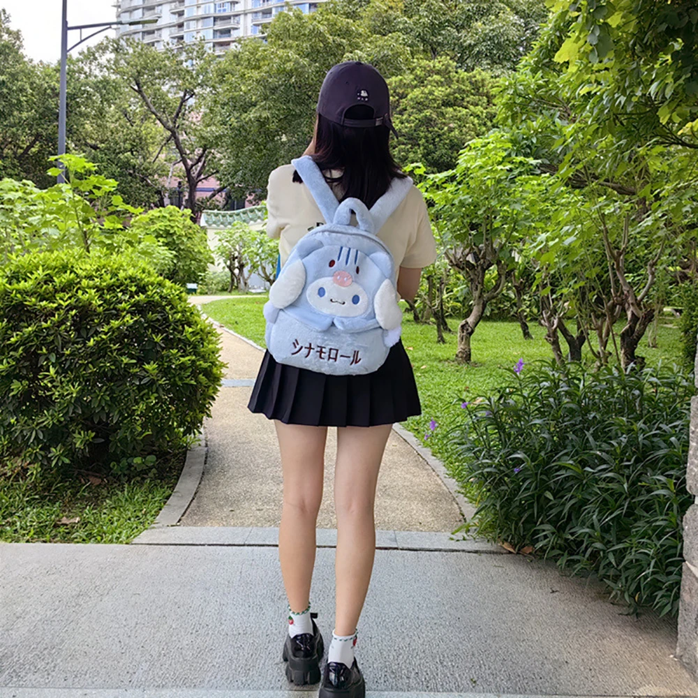 

Kawaii Cinnamoroll Anime Schoolbag Cartoon Student Satchel Portable Fashion Rucksacks Large Capacity Backpack Storage Bag Gifts