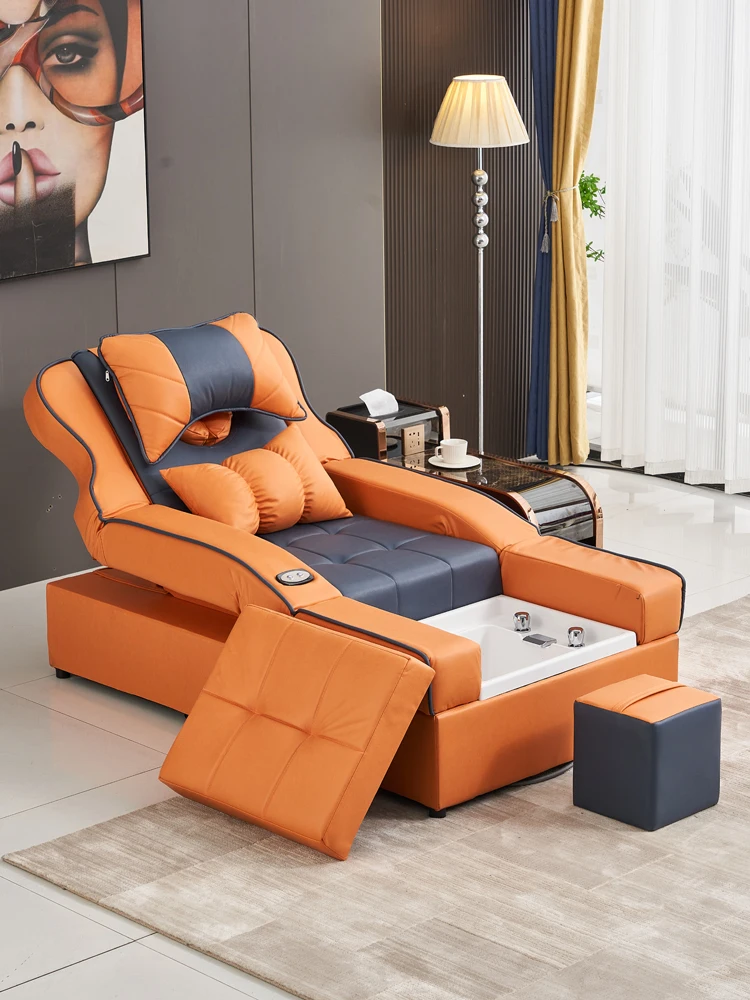 Foot sofa Electric bed Pedicure massage bed Karaoke bath ear recliner