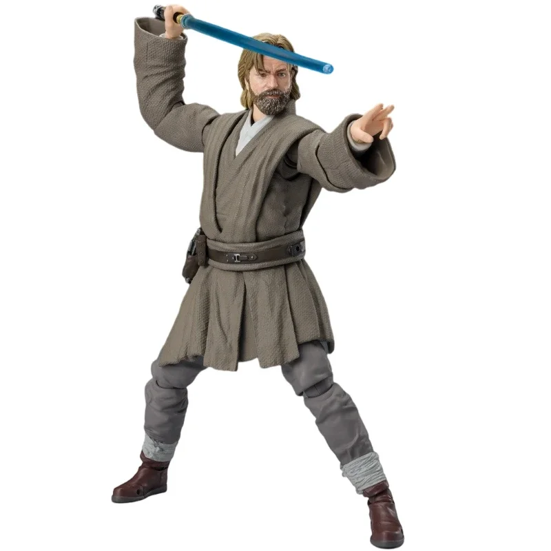 In Stock Original Bandai SHF Star Wars Obi Wan Kenobi Action Figures Animation Toys Gifts Model Collector Anime Hobby