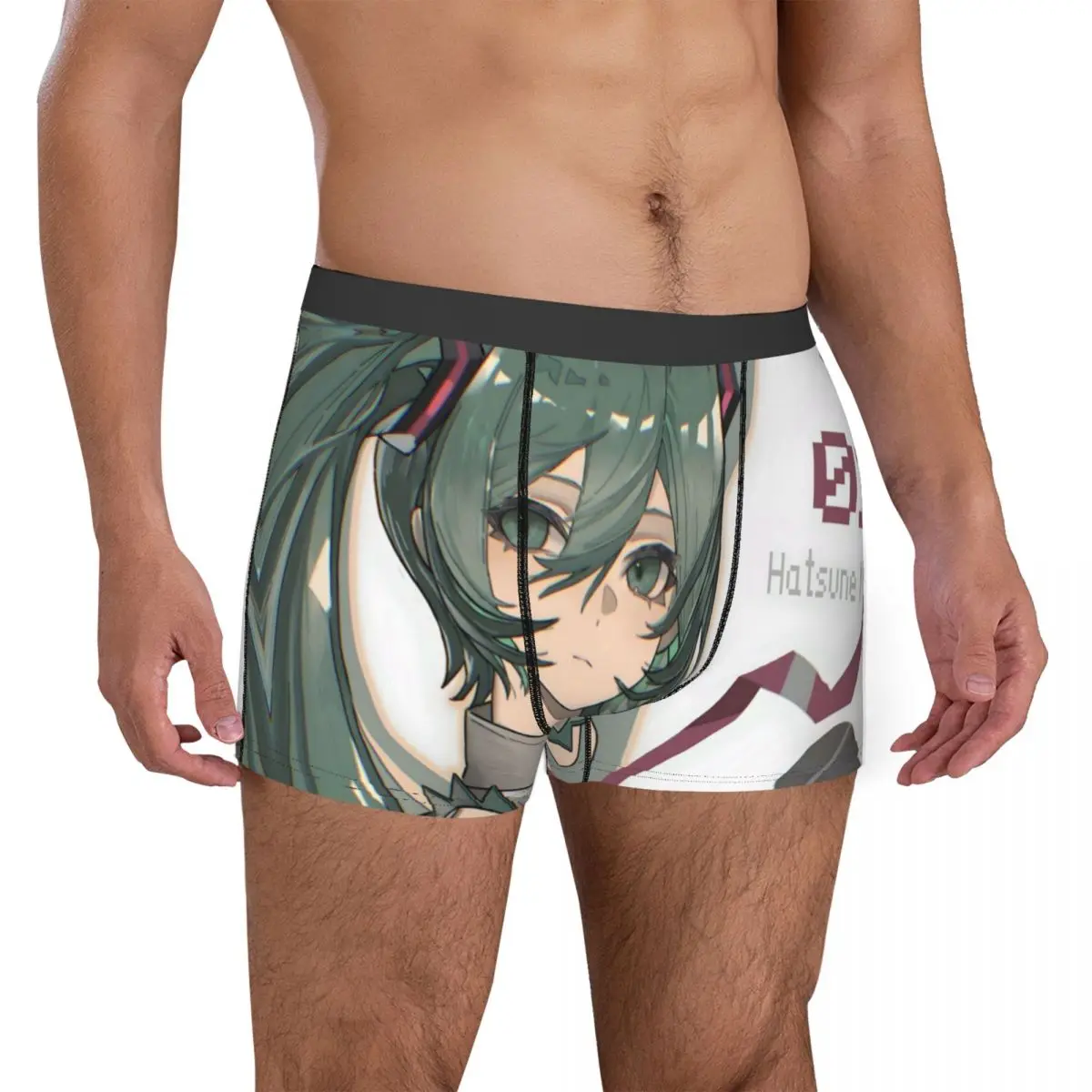 Männer Hatsune Miku Boxer Gag Unterwäsche Boxer Unterhose