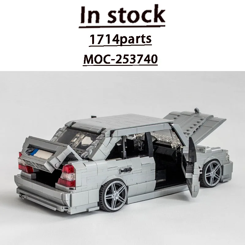 New MOC-253740 City Popular Sports Iconic Supercar Building Block Model 1714 Parts New Year Creative Adult Birthday Toy Gift