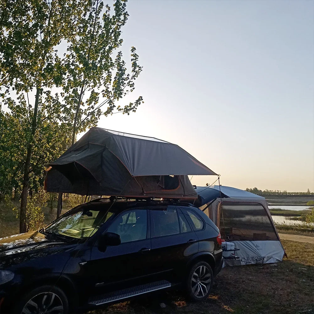 

Jetshark waterproof soft shell car roof tent automatic outdoor travel car Folding self-driving camping car tent