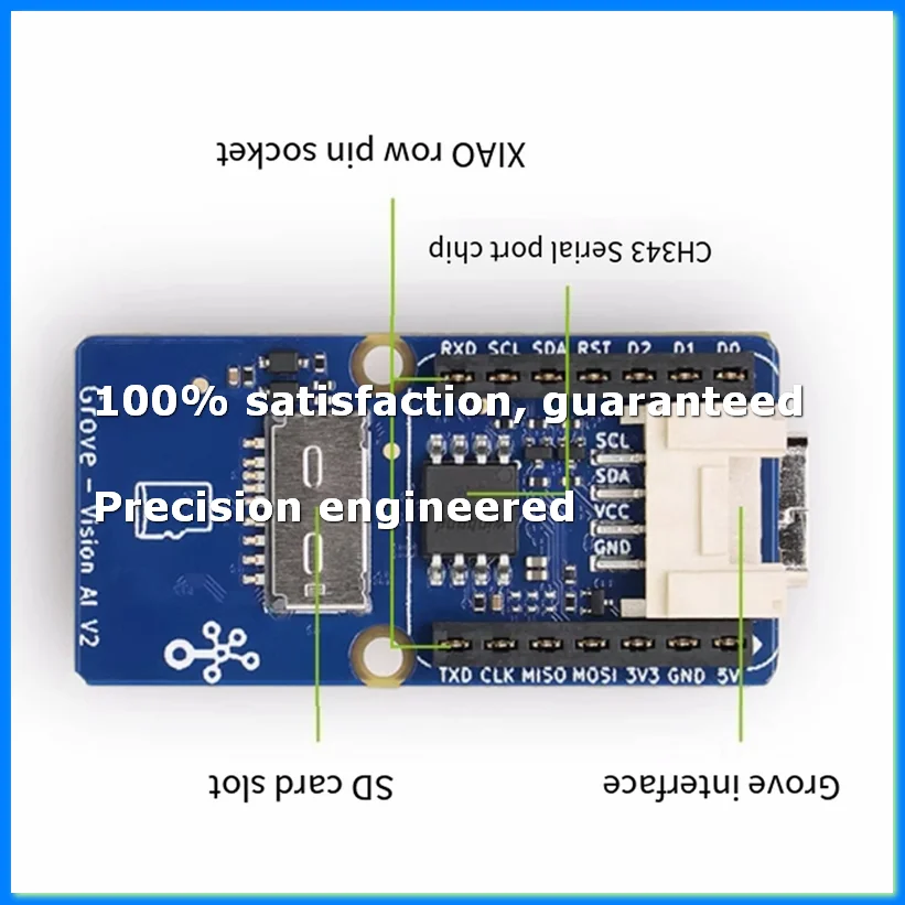 Grove - Vision AI Module V2 Module - Arm -M55 & Ethos-U55, TensorFlow and PyTorch Supported, for ,ESP32C3-ABWO