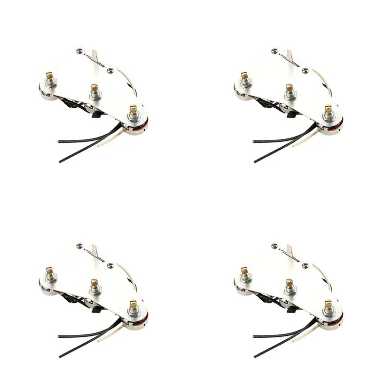 

【STOCK】4X Electric Guitar Wiring Harness 5-Way Converter 250K Pots For ST Guitar Used Prewired Wiring Harness Kit