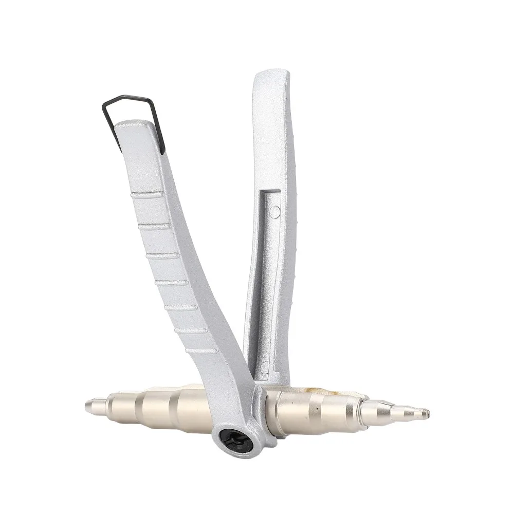 Double Head Flaring Tool Auto Reset 360 Degree Rotating Head Manual Flaring Tool Portable Pipe Flaring Tool Car Repair
