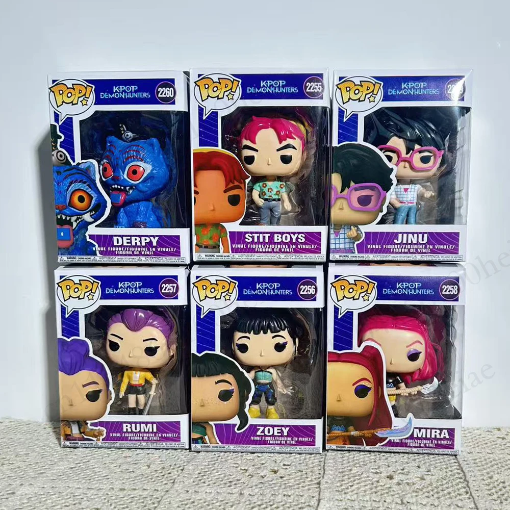 طبعة محدودة KPop شيطان الصيادين FUNKO POP الشكل-زوي رومي ميرا جينو ديربي سوسي أنيمي تحصيل لعبة مجسمة هدية #6