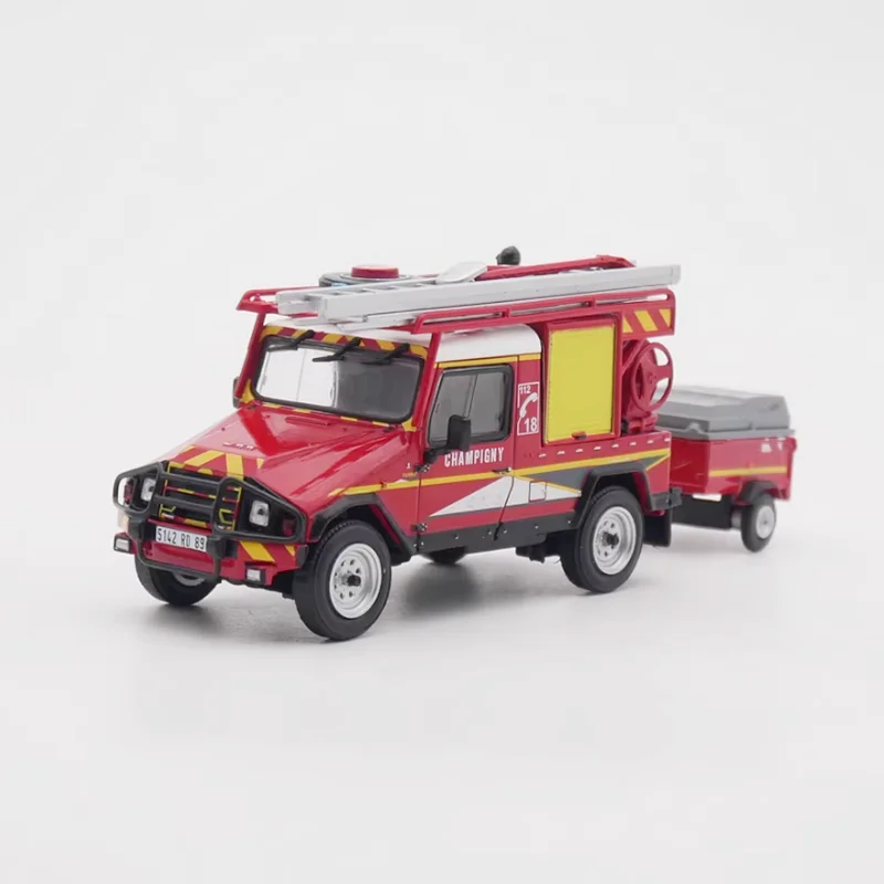 

Модель пожарной машины IXO Diecast 1:43, французская, из сплава, сувенир, статическая модель для демонстрации, коллекционная, праздничный подарок
