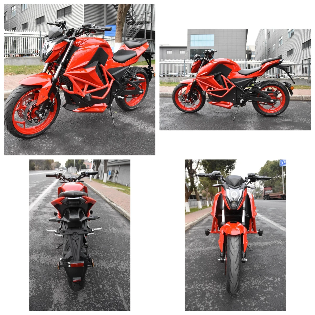 

Krono Wild 12KW High-power Electric Motorcycle Speed 200km/h Battery 120A-160A Range 200-230km From Factory Support Custom