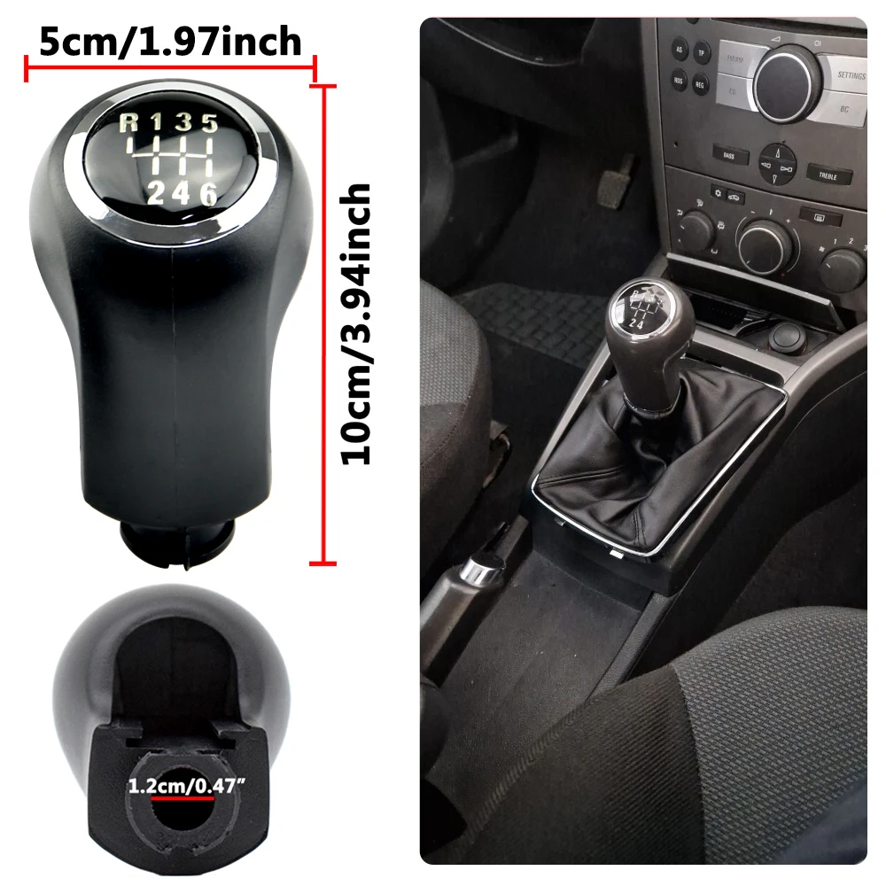 For Opel ASTRA H Gear Shift Knob Lever Stick Gaiter Boot Handbrake Grips Car Anti Slip Parking Hand Brake Boot Cover Case Collar