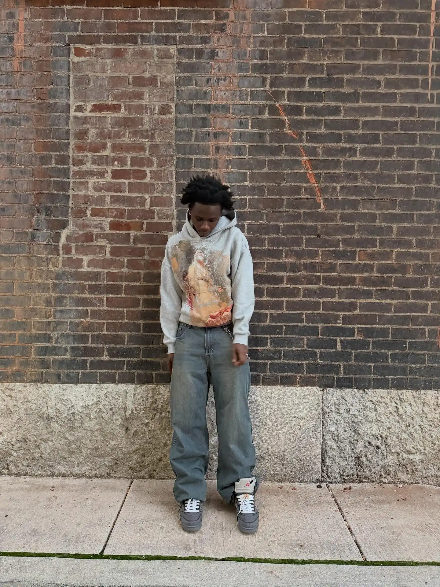 Abrahams قربانی هوديس الرجال بلوزات كبيرة الحجم y2k بلايز ملابس الشارع الشهير الأزواج الخريف الشتاء رياضية الرجال الملابس #3