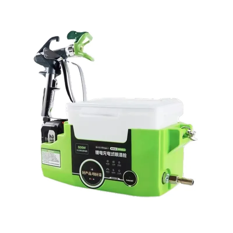 

Brushless high pressure airless sprayer paint latex paint backpack spray gun backpack lithium battery charging wall sprayer