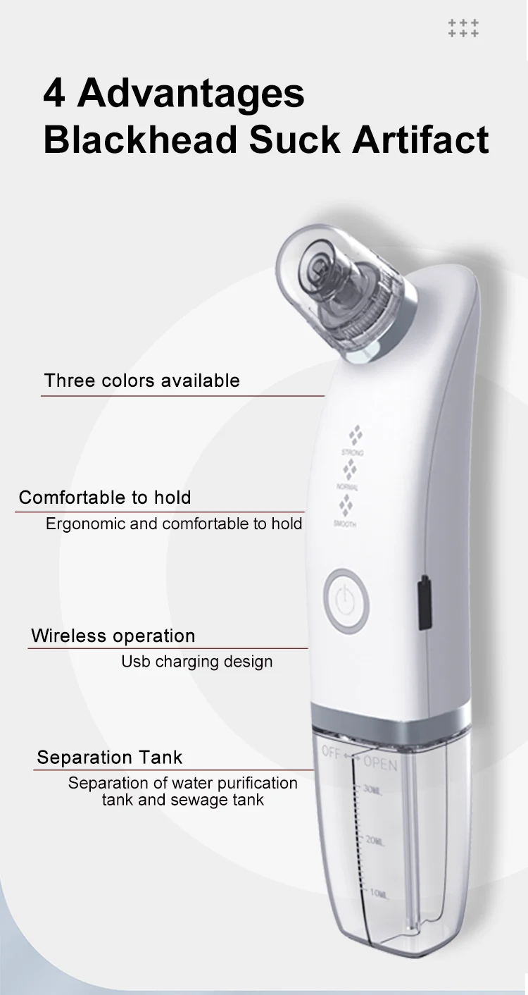 Dropshipping Producten 2024 Mini Water Dermabrasie Peeling Aqua Facial Kleine Bubble Elektrische Comedondrukker Stofzuiger