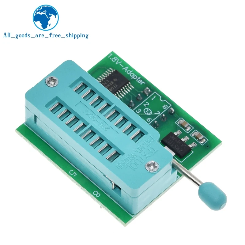 TZT 1.8V adapter for Iphone or motherboard 1.8V SPI Flash SOP8 DIP8 W25 MX25 use on programmers TL866CS TL866A EZP2010 CH341 image 3
