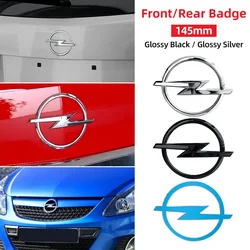 1pcs 14.5cm for Opel ABS Car Front Rear logo Front Grill Sticker Rear Bumper Tail Door Trunk Car Rear Emblem Sticker Accessories