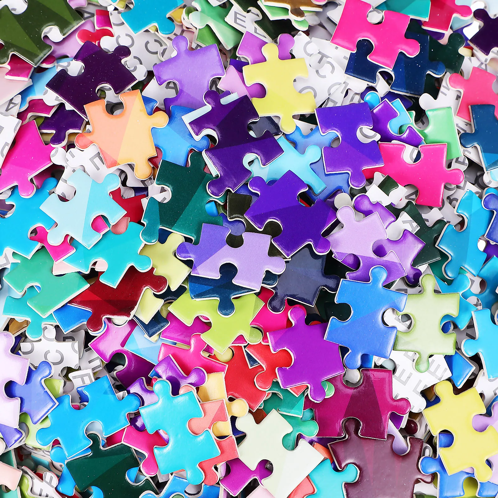

1000 Piece Rainbow Gradient Color Changing Jigsaw Puzzle For Adults Circle Hard Challenging Fun Game Safe Sturdy Paper Unique