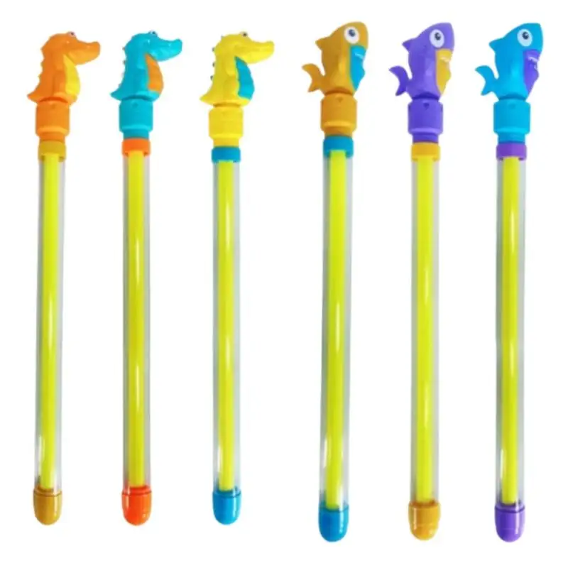 Summer Pool Beach Outdoor Game Toy Multi-Hole Water Spray Pump Kids Water Balloon Playing Accessory