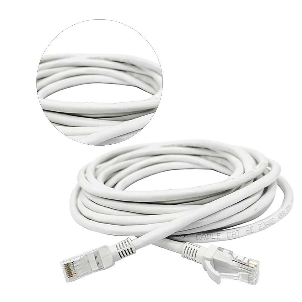 

15 Meters Cat6 Network Cable Rj45 Ethernet Cable High-Speed Internet Connection for Pc Router Printer Media Player Nas
