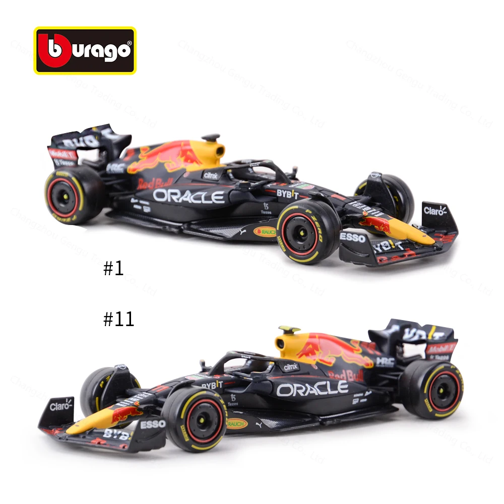 Bburago 1:43 2022 RB18 Đỏ Đô RB16B SF1000 SF90 SF71H RB15 W10 F1 Đua Công Thức Xe Tĩnh Mô Phỏng Diecast Hợp Kim xe Ô Tô Mô Hình