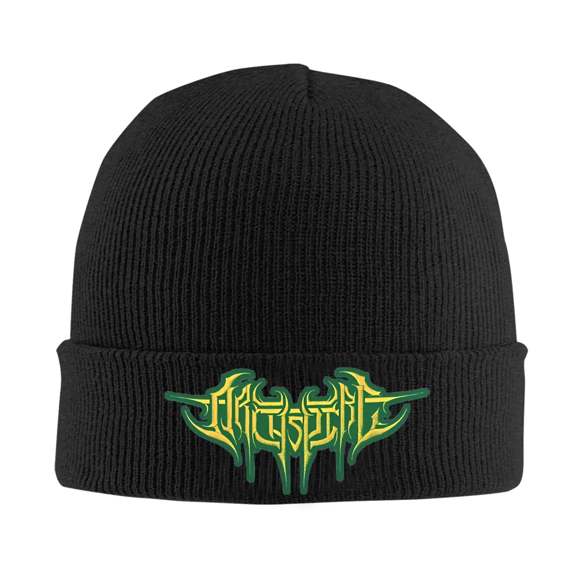 Unisex Rib Knit Cuffed Beanie Archspire Death Metal Band Acc