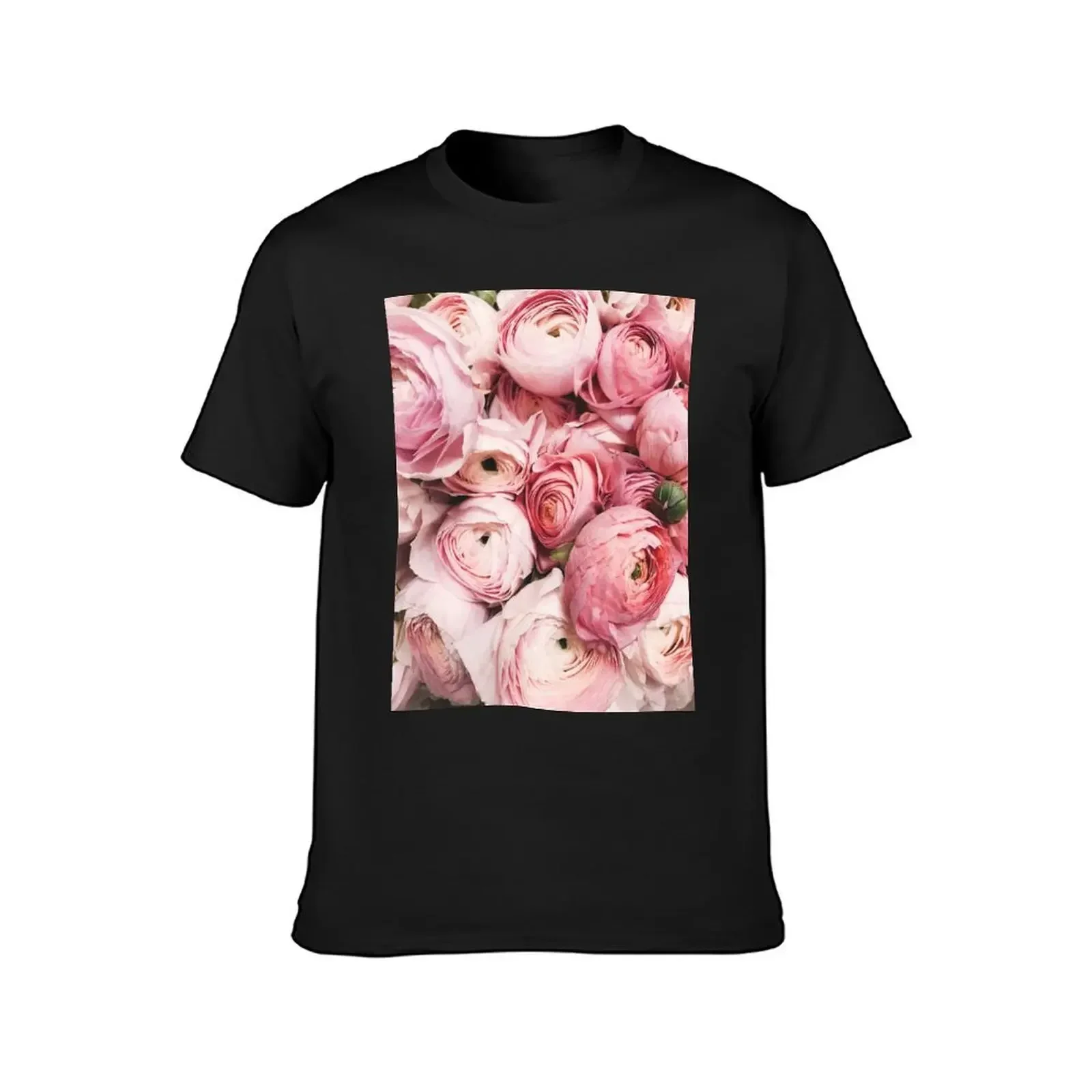 Flowers print, Pastel, Fashion print, Scandinavian art, Modern art, Wall art, Print, Minimalistic, Modern T-Shirt