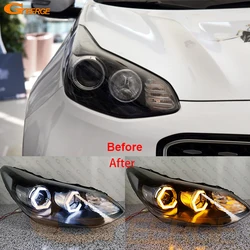 For Kia Sportage 4 IV MK4 KX5 QL 2015 2016 2017 2018 2019 2020 2021 Ultra Bright Cotton Hex LED Angel Eyes Kit Halo Rings