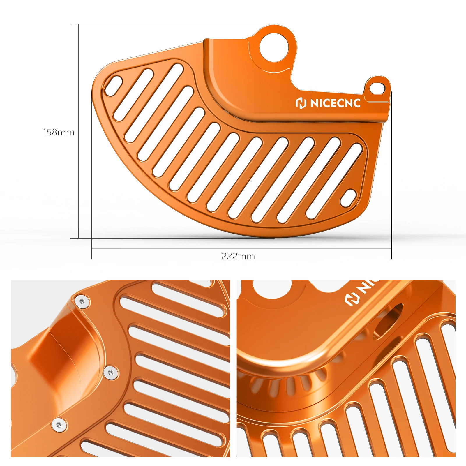 2025 For KTM EXC 300 XC-W 300 Six Days HardEnduro Front Brake Disc Guard Cover XC-W 500 EXC-F 450 SX-F 350 XCW 250 150 SX 125