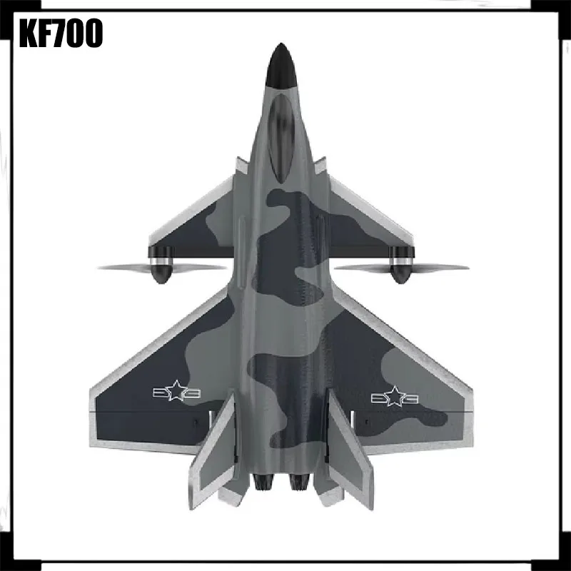 Rc Plane'S New Product Kf700 Six Channel J-20 Fighter Jet Brushless Remote-Controlled Aircraft Fixed Wing Glider Toy Gift