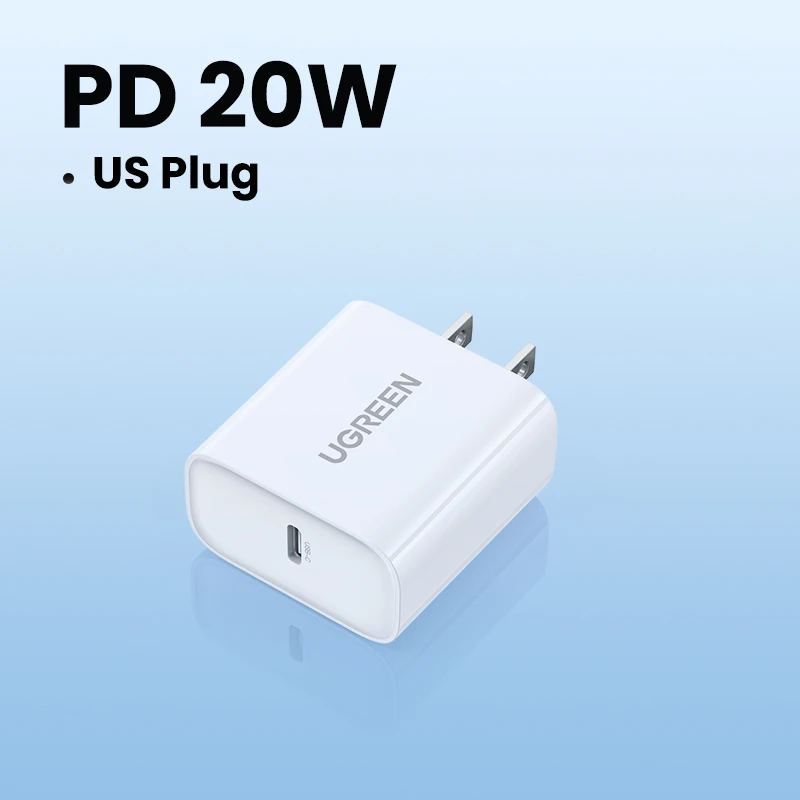 UGREEN Quick Charge 4.0 3.0 QC PD-oplader 20W QC4.0 QC3.0 USB Type C snellader voor iPhone 17 16 15 Pro Xiaomi telefoon PDCharger