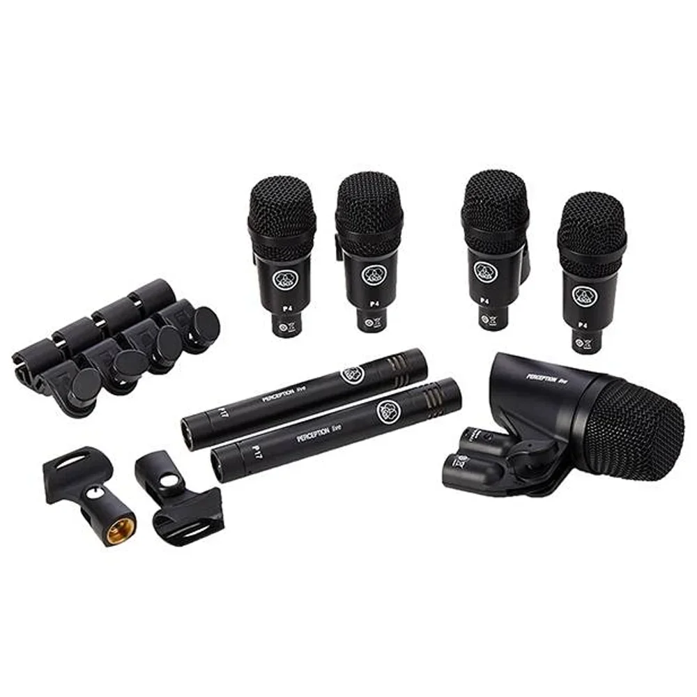 

Новый семипозиционный микрофонный набор AKG Session I для ударных инструментов, конденсаторный и динамический микрофоны для профессиональной записи и сценических выступлений
