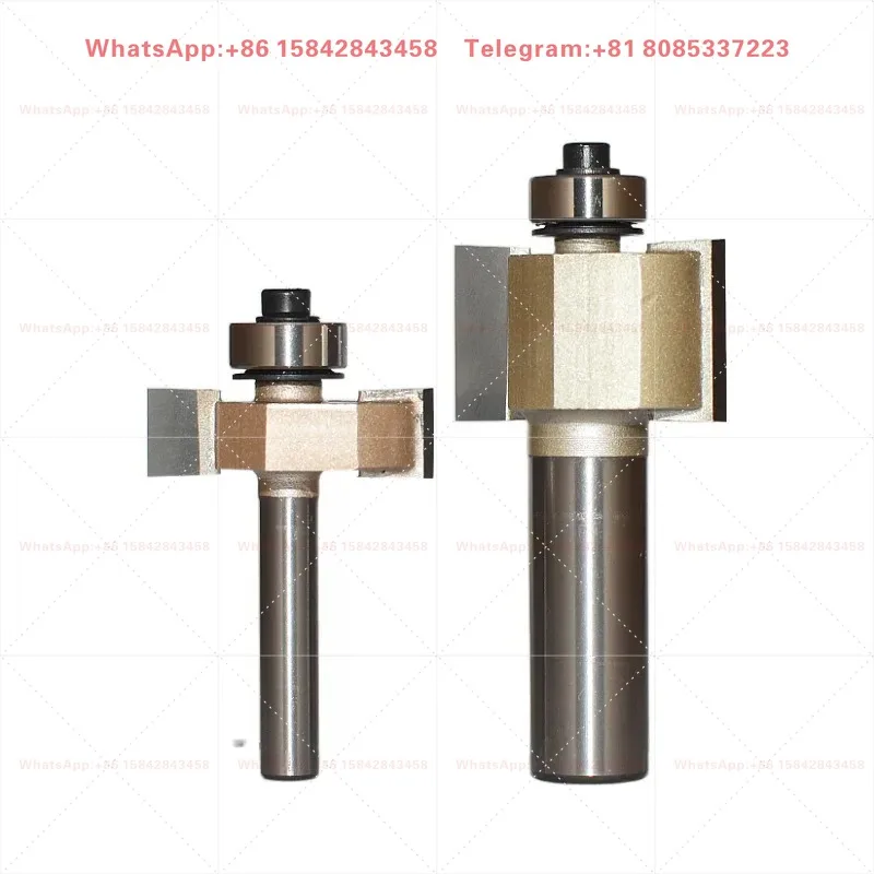 Professional Ball T-Type Cutter Woodworking Router Bit Bearing Grooving Cutting Tool