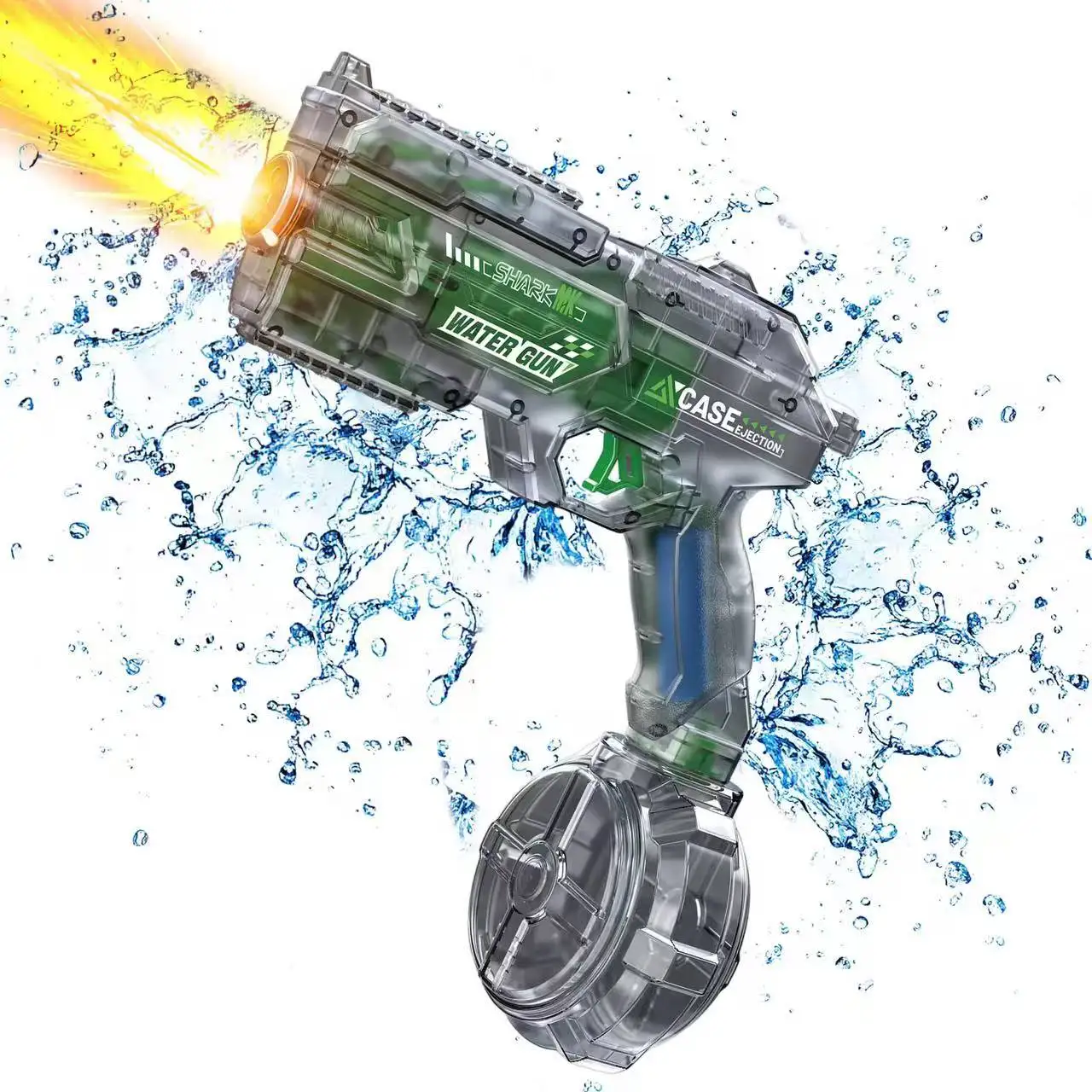 

Space Electric Water Gun Energy Ring Burst Transformation LED Lights Large Capacity Full Auto Continuous Fire Squirt Gun Toy