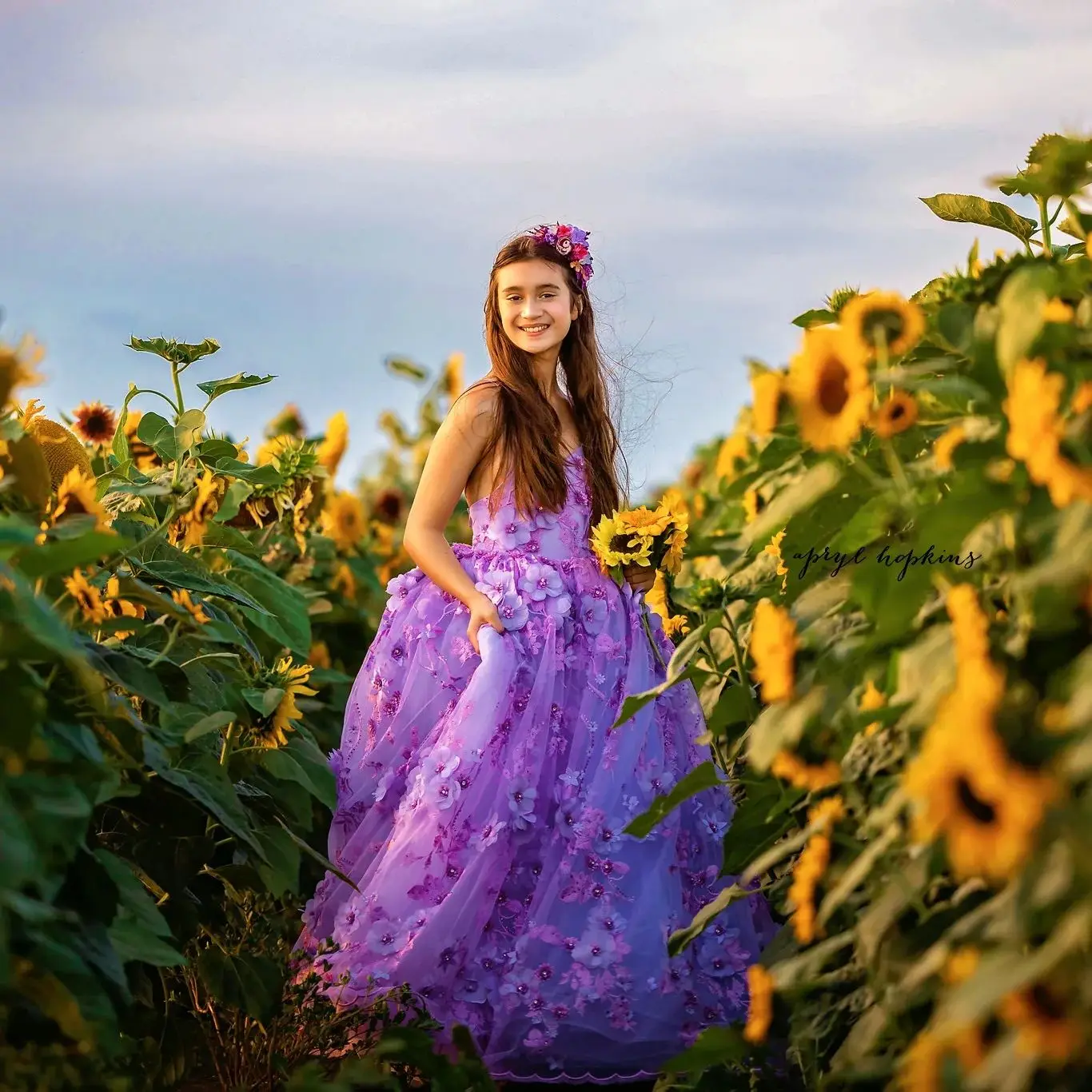 Belle robe de reconstitution historique de fleurs 3D pour filles, jupe moelleuse, sangle sexy, Rhdes enfants, perles, litière, bébé, quoi que ce soit