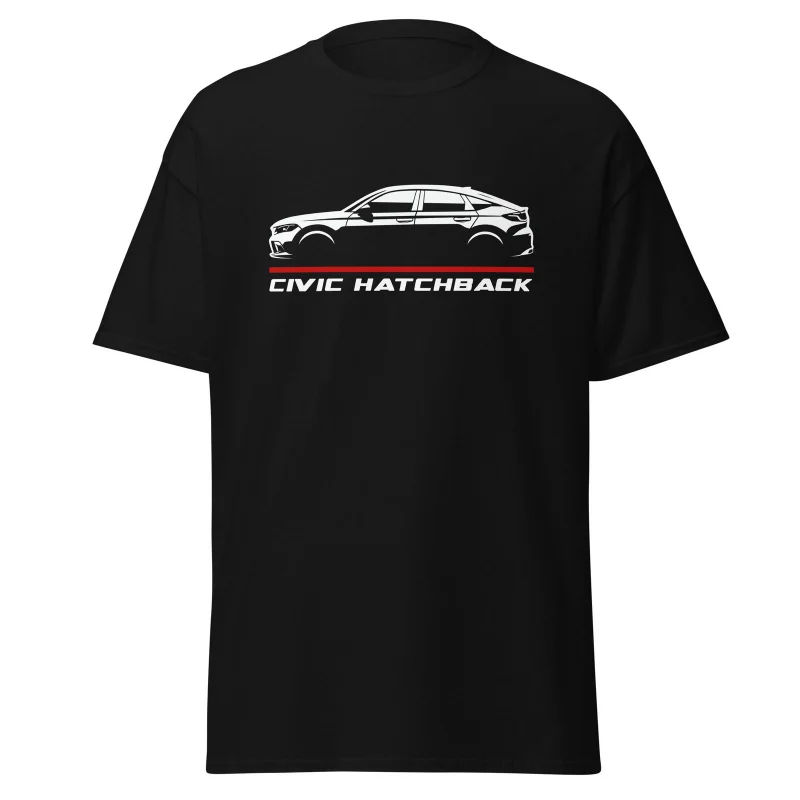 2025 Men summer Casual T Shirt Civic Hatchback 2023 Car Enthusiast T-shirt Summer 100% Cotton Cool Tee S-3XL