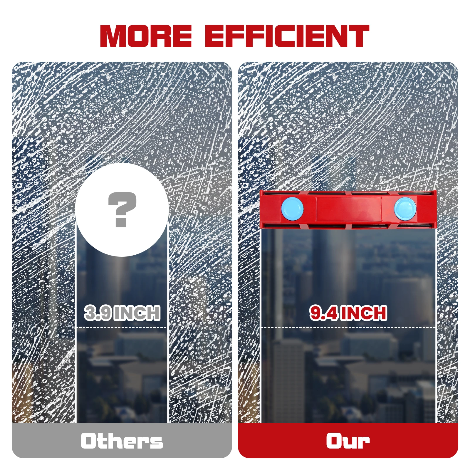 Upgraded Magnetic Window Cleaner 8-20MM Window Cleaning Tool Suitable For High-Rise Home And Car Double-Glazed Windows