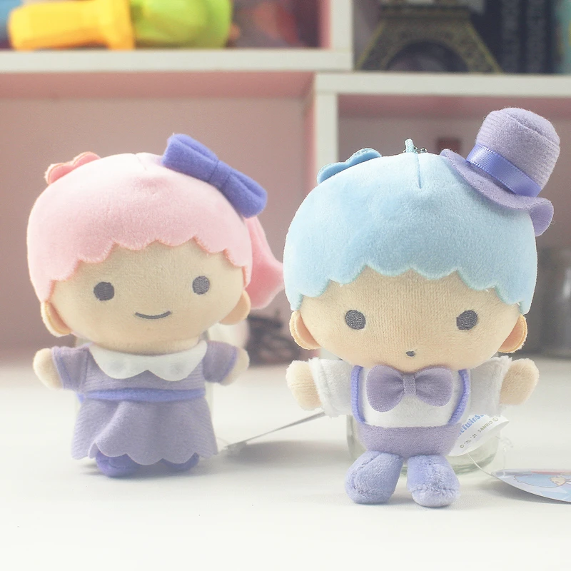 

Милый ‌ Плюшевая кукла Little Twin Stars, кулон, брелок, украшение для упаковки на спине, креативное платье, мягкая кукла, подарки для мальчиков и девочек