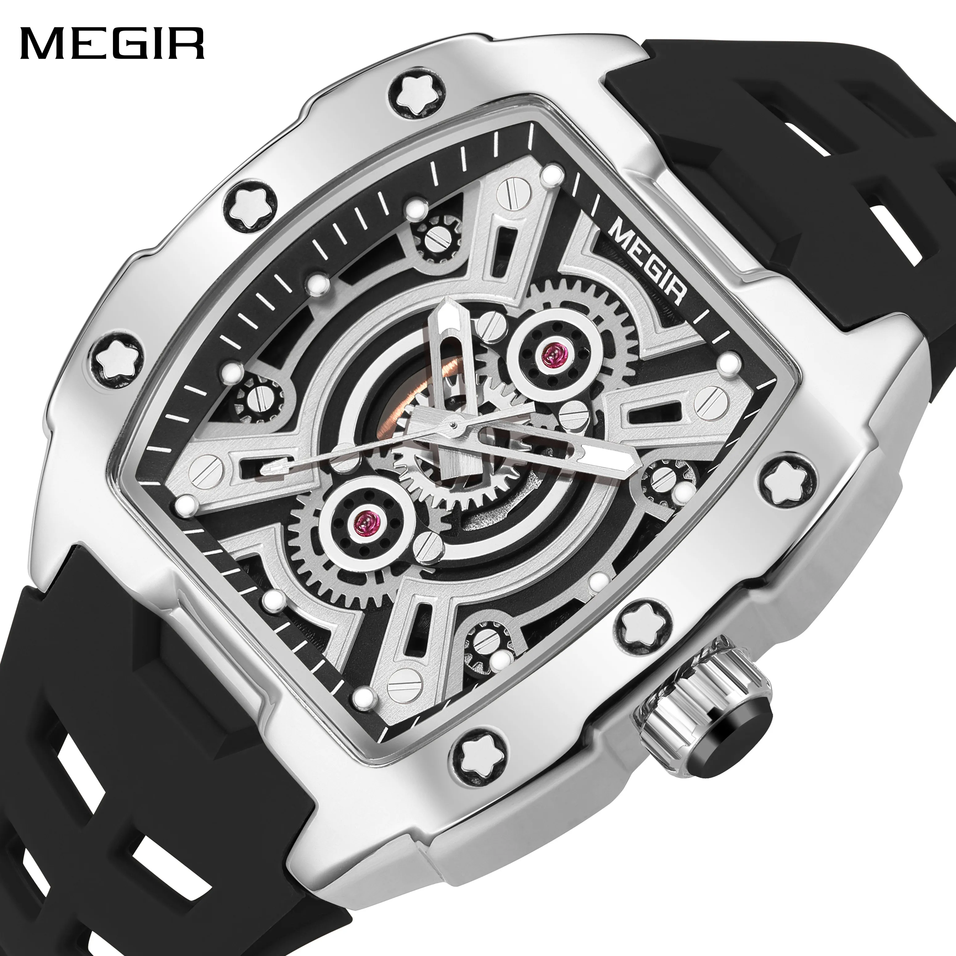 

MEGIR Luxury Men's Watch Fashion Design Quartz Watches Military Sports Luminous Hands Wristwatch Clock Casual Relogio Masculino