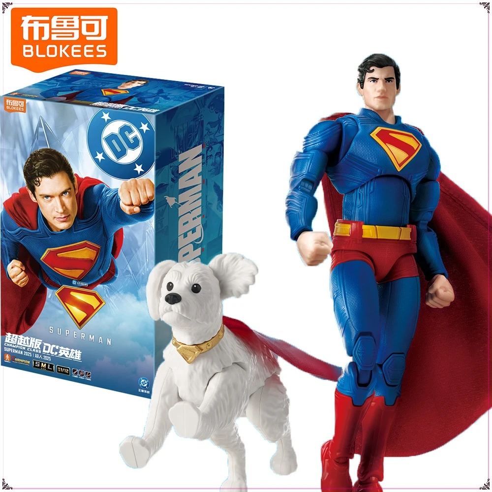 

Genuine Blokees Supeman 2025 Classic Class Series Action Figures Cartoon Anime Characters Assembly Model Puzzle Toys Fans Gifts