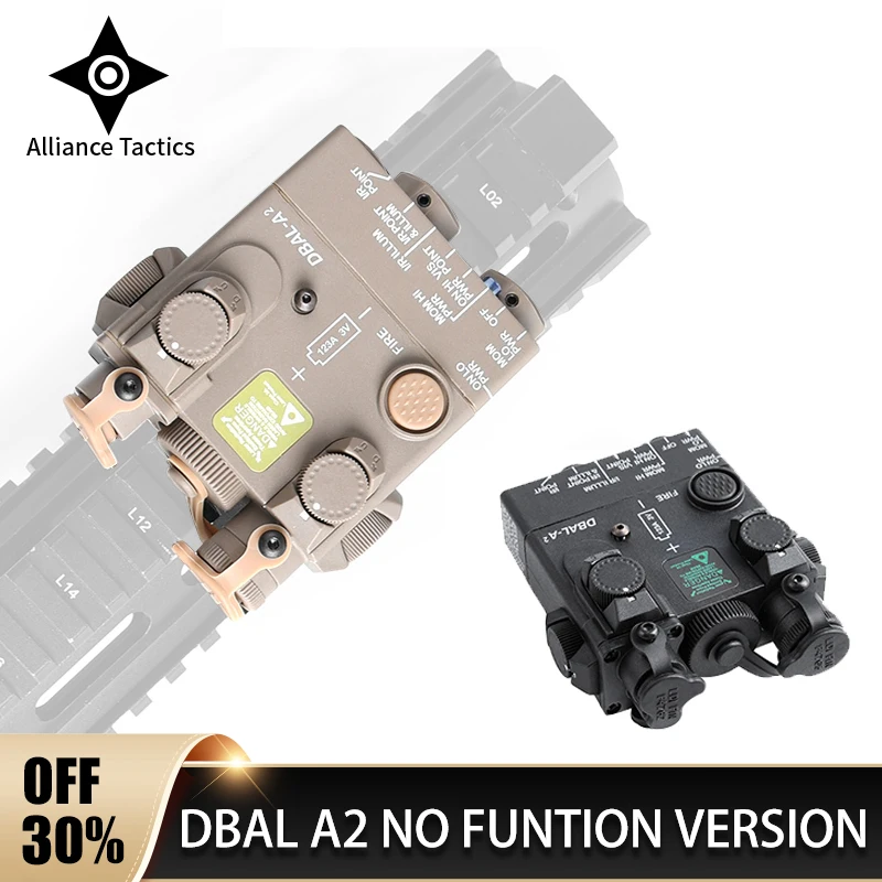 DBAL-A2 Battery Box Non-Functional Version Dummy Tactical Airsoft Weapon Scout Hunting Laser Indicator Fit 20mm Picatinny Rail